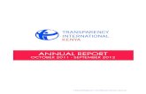 TI-Kenya annual report 2012