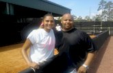 Dr. Harrison with Desiree Serrano, Current Pitcher for USSSA Florida Pride and Former Arizona State.