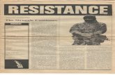 Resistance, Number 14, January 1991