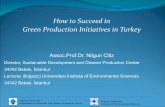 Speaker presentation, Nilgun Ciliz, Green Production Initiative