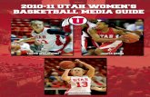 2010-11 Utah Women's Basketball Media Guide