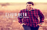 Encarte do CD "Vivendo a Promessa" do Cantor Elísio Neto