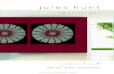 Jules Hunt Textile Art - Winter 2014