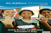 The Alice Smith School Alumni, Klassics Chronicles July 2014