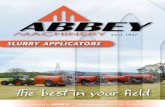 Abbey Slurry Applicator Range