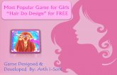 Most popular game for girls hair do design for free