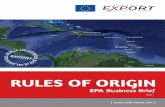 EPA Brief - Issue 1: Rules of Origin