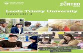 Freshers' Guide to Leeds Trinity University