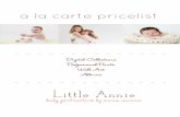 Little Annie Pricelist Aug 2014