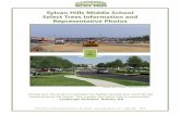 Sylvan Hills Middle School - Select Trees Information and Representative Photos