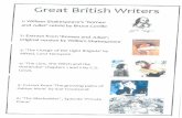 Great british writers