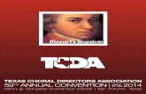 2014 TCDA Convention Program