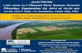 1,252 ac m/l MO River Bottom Auction