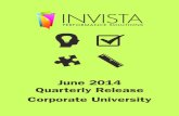 Quarterly Release: Corporate University