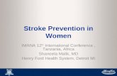 Stroke prevention in women imana dr shaneela malik