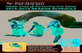 2014-15 Season Schedule