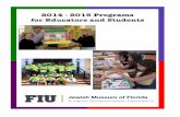 JMOF-FIU Educational Programs 2014-2015
