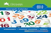 Outreach Calendar 2014/2015