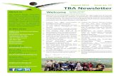Tba newsletter 20 yrs of capacity builing