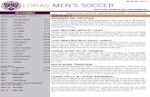 Men's Soccer Game Notes • 9/11/14