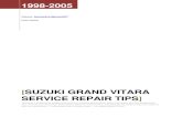 Suzuki Grand Vitara 1998-2005 Service Repair Tips