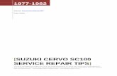 Suzuki Cervo SC100 1977-1982 Service Repair Tips