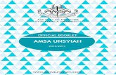 Official Booklet AMSA Unsyiah 2013-2014