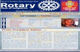 Rotary Club of Kalgoorlie - Club Bulletin - 22 September 2014