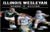 2014 Illinois Wesleyan Women's Soccer Yearbook