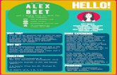 Alex Beet - CV