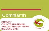 Comhlámh VSA Survey Report 2013 Presentation