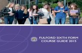 Fulford Sixth Form Course Guide 2015
