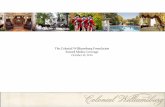 The Colonial Williamsburg Foundation Earned Media Coverage - October 16, 2014