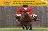 2014 Marlborough Hunt Club Horse Resource Book