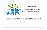 RHCF ANNUAL REPORT  2013-14