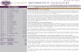 Women's Soccer Game Notes • 10/16/2014