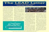 The LEAD Letter: Volume 1, Issue 1