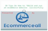 Build and run an ecommerce website