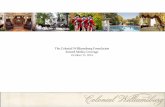 The Colonial Williamsburg Foundation Earned Media Coverage - October 23, 2014
