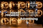 Avant Première  Music + Media Market Berlin 2015 // ADVERTISE