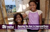 Opening the door to improved lives: tackling inadequate housing in Asia-Pacific