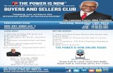The Power Is Now Buyers and Seller Club 11-13-14