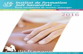 Ifjs catalogue 2016 toucher massage