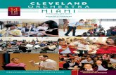 Cleveland Orchestra Miami November 14-15 Concerts