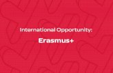 International Funding Opportunity - Erasmus+
