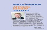 Walsingham Annual Review 2013/14