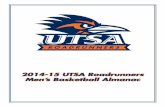 2014-15 UTSA Men's Basketball Almanac