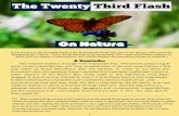 On Nature - The Twenty-Third Flash