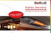 GoGaS Patio heater VARIOMAX
