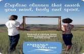 Explore classes that enrich your mind, body and spirit ad